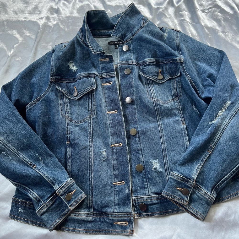 Lane Bryant Blue Denim Jacket